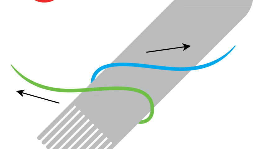 Cómo se anudan los tientos para sujetar el sarape atrás de la teja