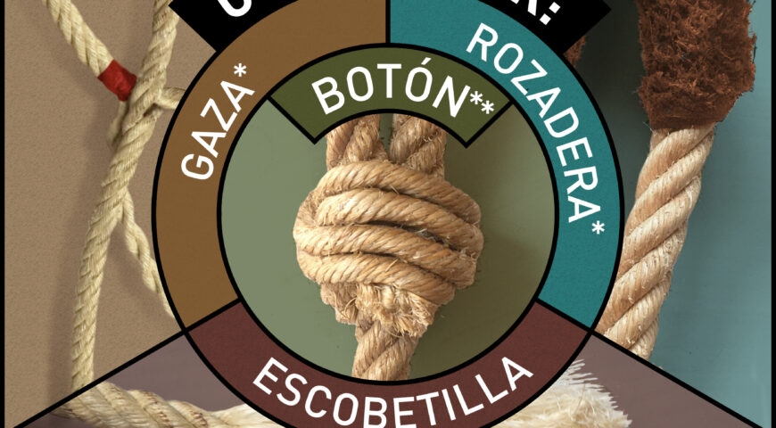 INSTRUCTIVO PARA HACER: Gaza, botón, rozadera y escobetilla