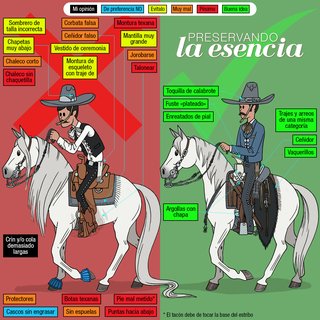 110 errores a evitar en un desfile vestido de charro... la mayoría ¡Siempre!