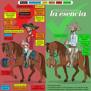 110 errores a evitar en un desfile vestido de charro... la mayoría ¡Siempre!