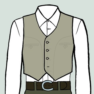 El chaleco en el traje de charro