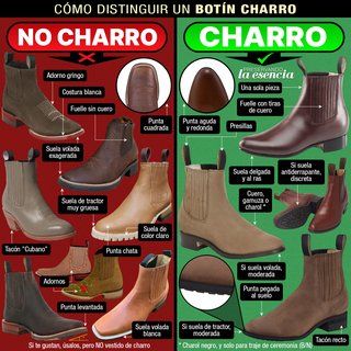 Cómo distinguir un verdadero botín de charro