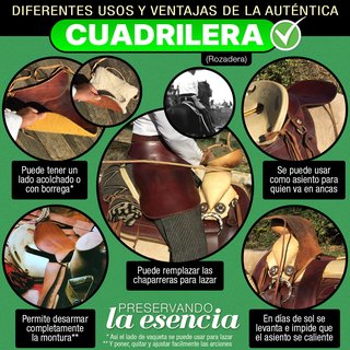 La cuadrilera en la silla charra