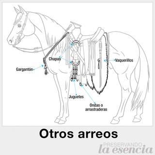 Partes de la montura (otros arreos)