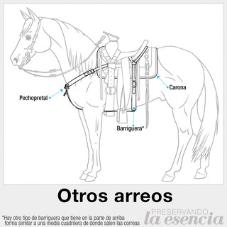 Partes de la montura (otros arreos)